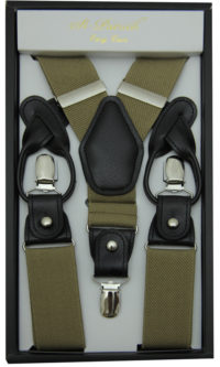 Suspender Clip and Button Combo